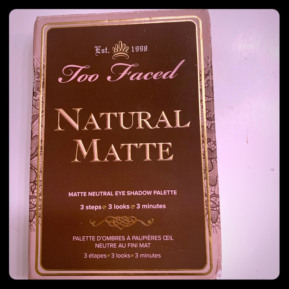 Too faces natural mini palette